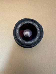 Sigma Zoom 28-80mm f/3.5-5.6 Macro Auto Focus Lens, for Minolta Sony A Mount - Picture 1 of 5