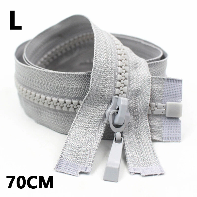 5# Double Slider Two-Way Zip 70cm 90cm Zipper Open Ended DIY Garment Sewing - Image 1 of 4