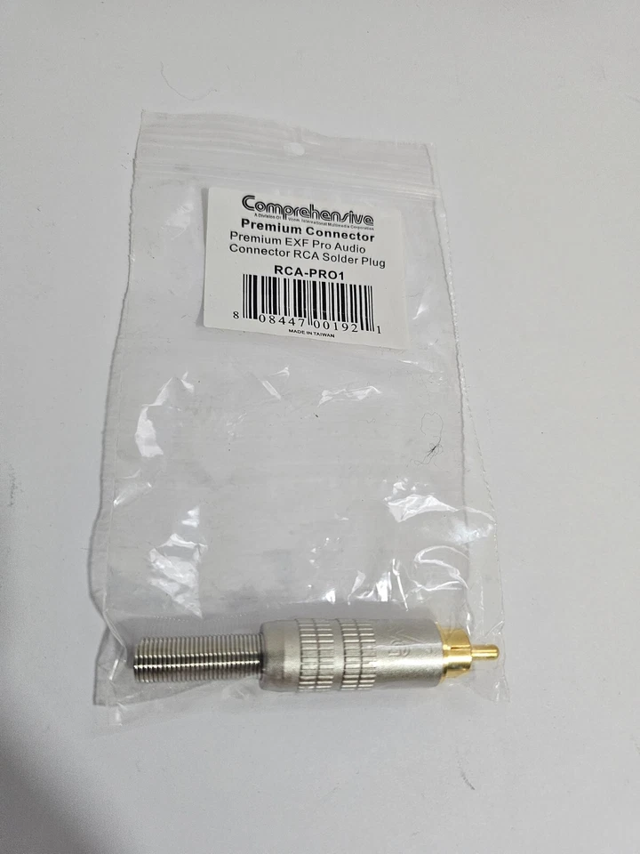 Comprehensive RCA-PRO1 Premium EXF Pro Audio Connector RCA Solder Plug - Image 1 of 1