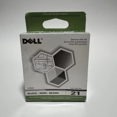 DELL Series 21 Black Ink Y498D New Sealed - Image 1 of 4