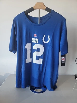 Camiseta de fútbol Majestic - Para mujer M - Azul - Indianapolis Colts - ANDREW LUCK Foto 1 de 4