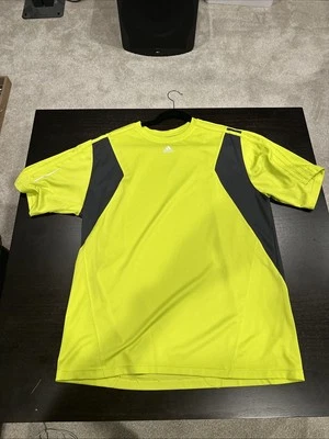 Adidas Climacool Shirt Black Green XL Tennis Andy Murray Men’s Novak - Image 1 of 4