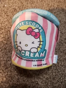Sanrio Carino Scoop Gelato Peluche Giocattolo Kidrobot da Collezione - Foto 1 di 6