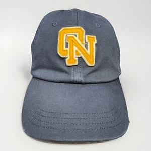 Cappello da baseball vintage vecchio navy blu/oro aderente L/XL sul logo invecchiato - Foto 1 di 16