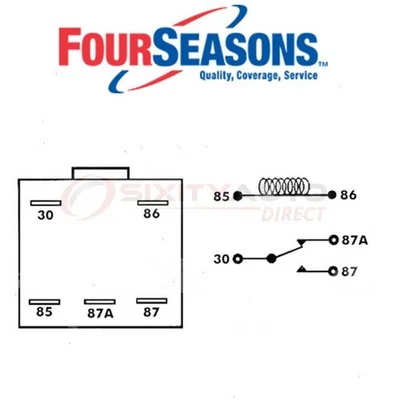 Four Seasons HVAC Blower Motor Relay for 1995-1999 GMC K1500 Suburban - sl - Image 1 of 4