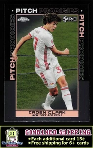 2021 Topps Chrome MLS #186 Caden Clark New York Red Bulls RC - Picture 1 of 2