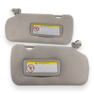 2000-2003 Nissan Maxima 2002-2004 Altima Driver & Passenger Sun Visor Pair Gray - Image 1 of 4