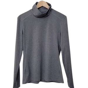 Stio Mock Neck Top Womens Size Small Base Layer Gray Hiking Camping Skiing - Picture 1 of 9