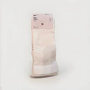 NIKE Vapor Crew Socks 1 Pair, White/Black, 8-12 Size L Men’s - Picture 1 of 2