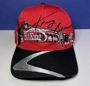 Vintage Bud King Kenny Bernstein Signature Snapback Hat Mac NHRA Sport Service - Picture 1 of 11