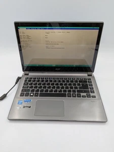 Acer Aspire V7-482PG 14" Screen Intel Core i7-4500U Processor 1.80GHz 4GB RAM - Picture 1 of 10