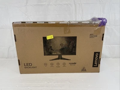 New Lenovo G24e-20 23.8" VA LCD Full HD FreeSync Gaming LCD Monitor 16:9 - Black - Image 1 of 4
