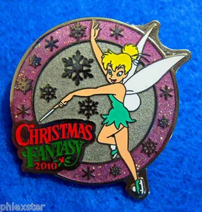 DISNEY 10th ANNIVERSARY AMBASSADOR HOTEL TINKER BELL FANTASY CHRISTMAS 2010 PIN - Picture 1 of 1