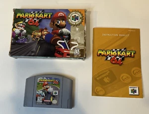 Mario Kart 64 (Nintendo 64, 1996) CIB, N64 Authentic Cartridge Tested Nice - Bild 1 von 12