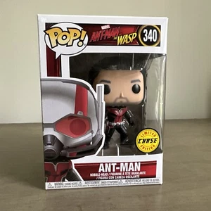 Funko Pop! Marvel Ant-Man & Wasp Ant-Man 340 (Chase) Unmasked - Picture 1 of 6