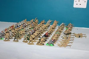 90 AFRIKA KORPS PART PAINTED AIRFIX (11) NO TIP DAMAGE - Picture 1 of 15