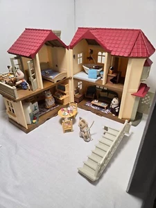 Calico Critters Luxury Townhouse Snacktime at Grandmas Finished Rooms Critters - Picture 1 of 24
