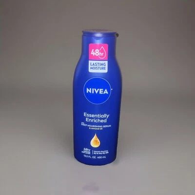 NIVEA Aceite de Almendras Esencialmente Enriquecido 13.5 OZ Loción Corporal Nutritiva Profunda NUEVO Foto 1 de 2