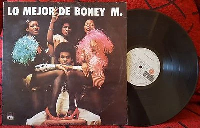 70s Disco BONEY M **Lo Mejor De** ORIGINAL & UNIQUE 1977 Spain LP **BEST OF** - Image 1 of 4