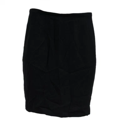 Minifalda lápiz Valentino para mujer talla IT 38 negra con cremallera trasera semi formal corporativa Foto 1 de 4