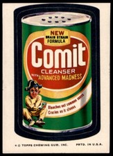 1974 Topps Original Wacky Packages 11th Series Comit Cleanser (uncommon)