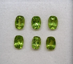5,08ct exklusive gute Farbe 7x5 Kissen geschnitten 100 % natürlich Peridot Erde abgebaut - Bild 1 von 3