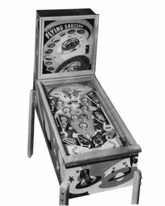 Genco fliegende Untertassen Flipper 1950 8x10 Nachdruck des alten Fotos - Bild 1 von 1