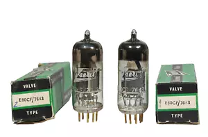 TUBO MULLARD E80CF PASADORES DE ORO/PROBADO CON ROETEST V10 NOS CANTIDAD-2 - Imagen 1 de 6