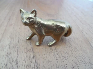 Bosse Rohac Hagenauer Gluttöter Baller Figur Katze Messing (B) - Bild 1 von 6