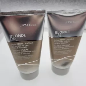 Menge 2 Joico Blonde Life aufhellende Maske Mini/Reise (je 1,7 Unzen) NEU - Bild 1 von 4