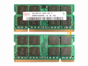 1pcs Hynix 4GB 2Rx8 PC2-6400S CL6 DDR2 800Mhz intel RAM SO-DIMM Memory_Laptop、 - Picture 1 of 4