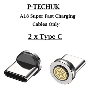 P-TECHUK A18 Super Fast Magnetic plugs for Type C Micro Usb iProducts devices - Picture 1 of 6
