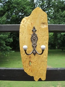  Espositore da parete in cedro rosso bordo vivo - Foto 1 di 5