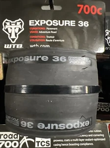 WTB BELICHTUNGSREIFEN - 700 X 36 TCS TUBELESS FALT SCHWARZ ROAD - Bild 1 von 1