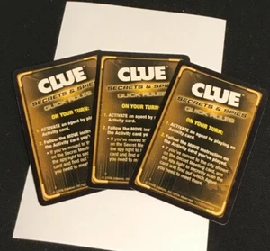 Clue Secrets and Spies Edition 2009 - Ersatz Quick Rule Karten - Bild 1 von 2
