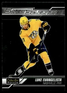 2023-24 O-Pee-Chee Platinum Sweet Selections Luke Evangelista #SS-7 Rookie RC - Bild 1 von 2