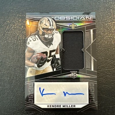Kendre Miller 2023 Panini Obsidian - Rookie Jersey Autographs #208 101/199 - Image 1 of 4