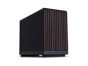 LIAN LI A3- mATX-WD Black Wood front panel SPCC M-ATX / ITX Computer Case ----- - Picture 1 of 8
