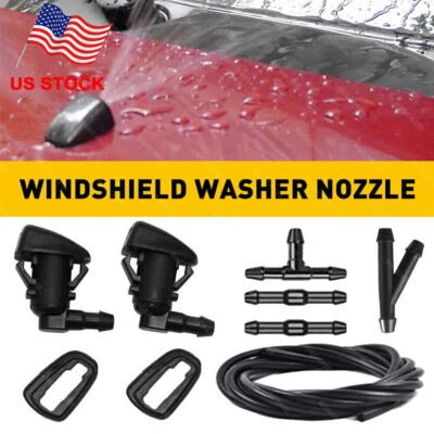 Windshield Wiper Washer Squirter Nozzle Spray Jet For Honda Odyssey 11-17 Shield - Image 1 of 4