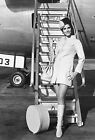 Vintage Flight Attendant Stewardess Photo 1677b Oddleys Strange & Bizarre 4 x 6