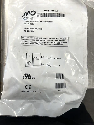 GENUINE AUTOMATION DIRECT VM1-A0-1B INDUCTIVE PROXIMITY SWITCH - Image 1 of 2