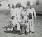 WW2 U.S. Army Mess Hall Cooks Group PHOTO ~ VELOX Photo Paper 