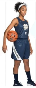 Under Women's Armour Large Notre Dame Fighting Irish Baseline Reversible Jersey - Picture 1 of 5