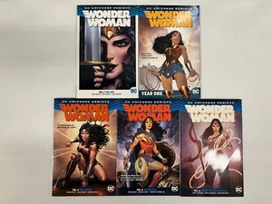 WONDER WOMAN REBIRTH TPB VOL 1 2 3 4 5 LOT -BRAND NEW COMPLETE SET -NM/NEW! - Picture 1 of 3