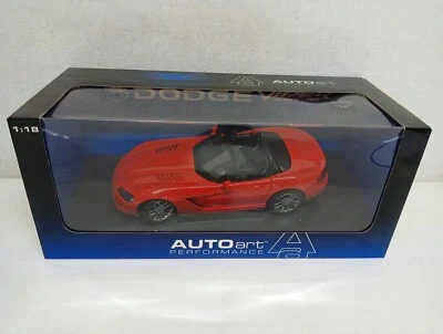 Autoart 71701 Dodge Viper SRT 10 2003 Prototype Versione Red Diecast 1/18-Y1-V33 - Immagine 1 di 4