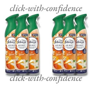 6 x Febreze Air Mist Citrus & White Verbena2 In 1 Fights Odour & Freshness 185ml - Picture 1 of 1