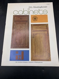 MCM 1960’s IXL Westinghouse Kitchen Cabinets Color Sales Brochure - Picture 1 of 5