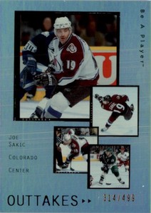 2005-06 Be A Player Outtakes #OT15 Joe Sakic /499