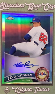 2011 Topps Chrome Kevin Gausman Auto Autographed Refractor USA Card /199 RC