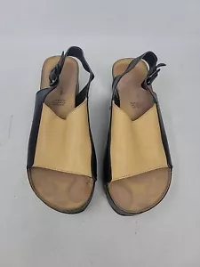 Robert Clergerie Wedges Black And Tan Made In France Size 8.5 - Picture 1 of 24